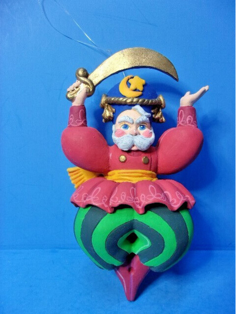 Dept 56 Nutcracker Suite Russian Dancer Ornament Hand Painted Vintage 1991 5.75"